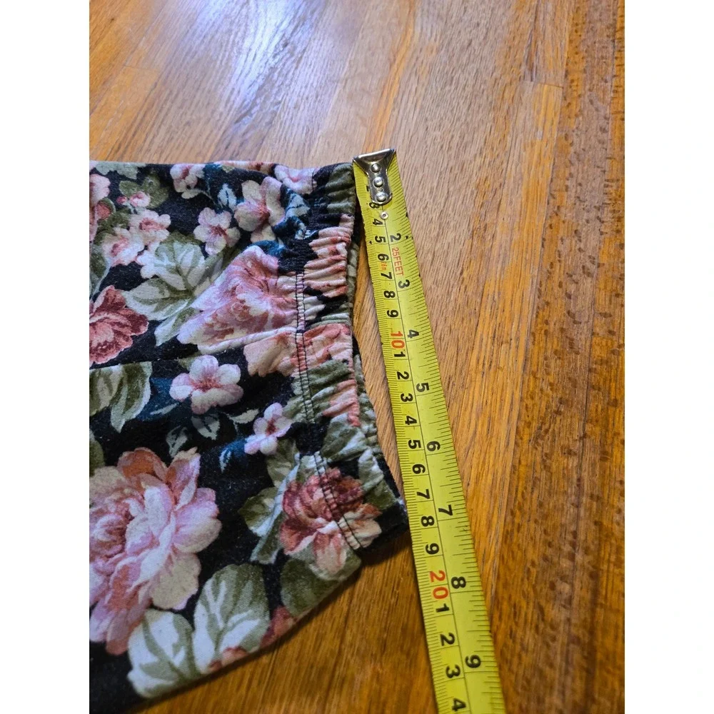 Bonnie Jean Girl 2T Olive Ruffle Flared Hem BOHO Gauze Top Floral Legging Outfit
